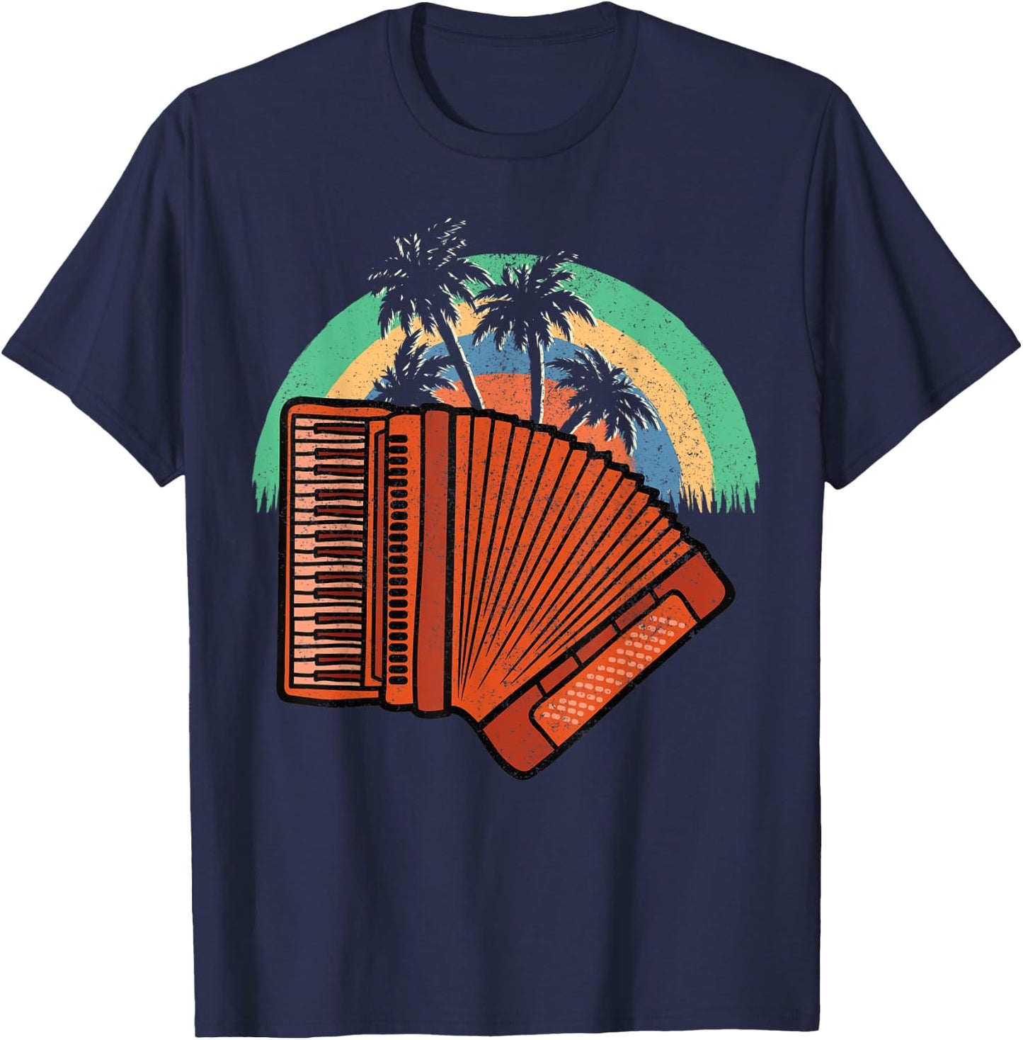 Accordionists Accordionist Accordion T-Shirt - T-Shirt | Navy