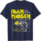 Iron Maiden Fear of The Dark Yellow Text T-Shirt - T-Shirt | Navy
