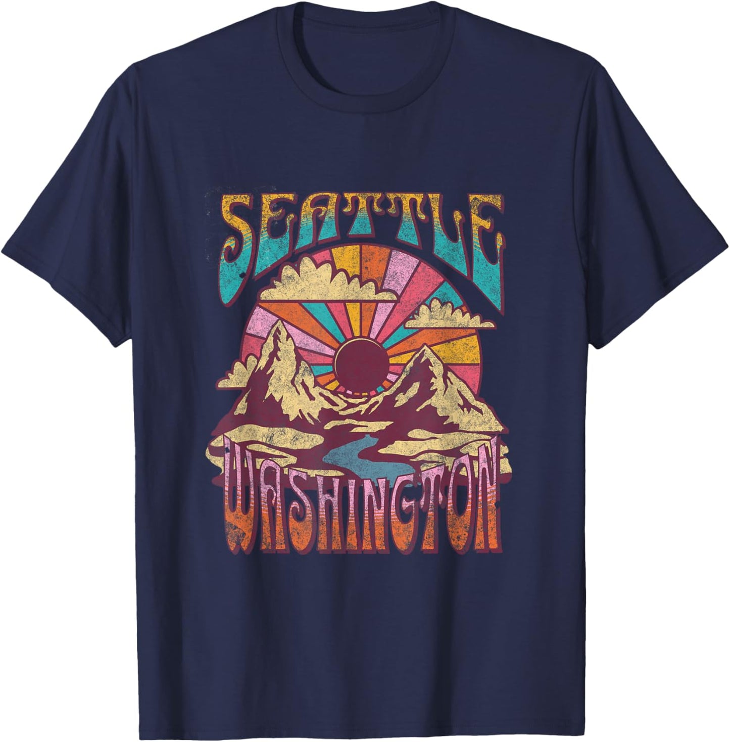 Seattle T-Shirt - T-Shirt | Navy