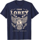 Team Lorey Lifetime Member - Lorey Name T-Shirt - T-Shirt | Navy