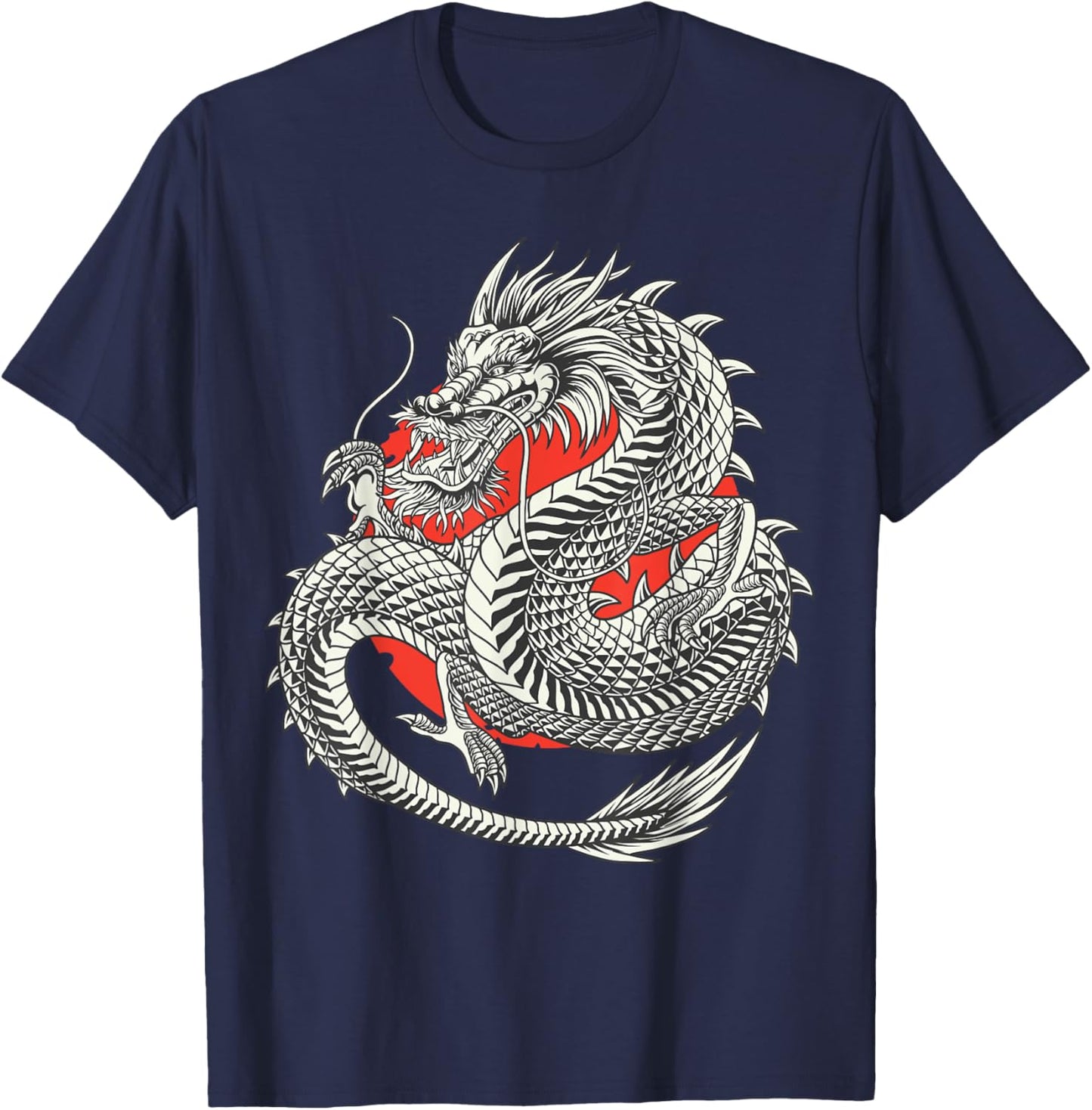 Japanese Dragon T-Shirt - T-Shirt | Navy