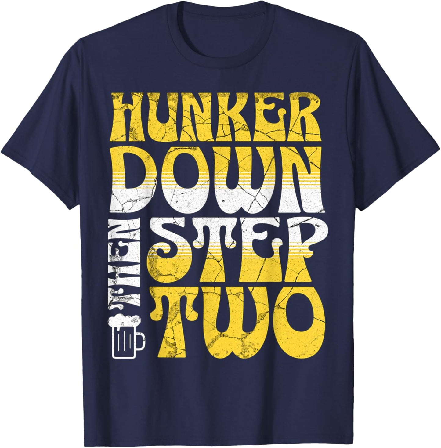 Hunker Down T-Shirt - T-Shirt | Navy