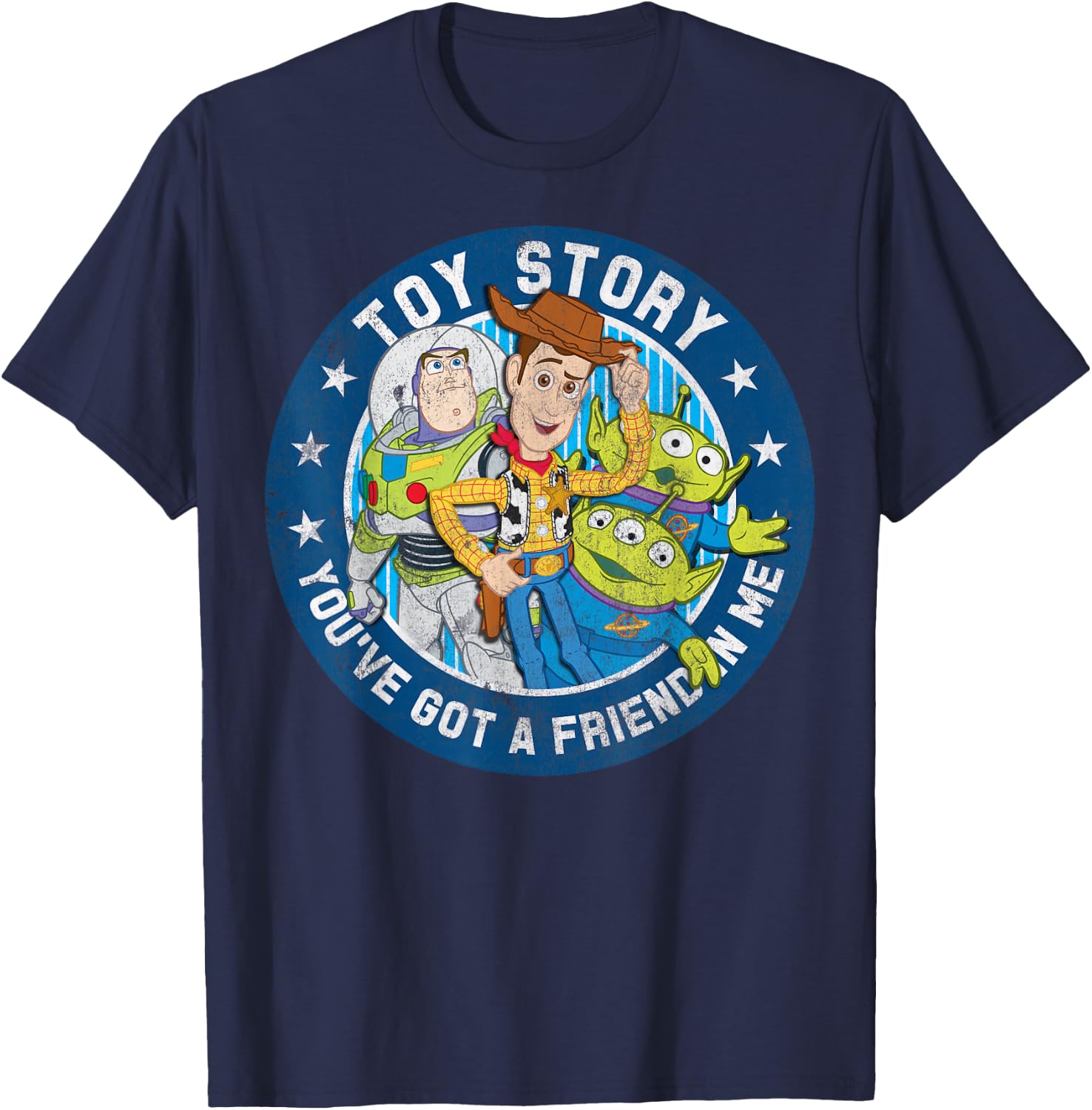 Disney Pixar Toy Story You've Got A Friend In Me T-Shirt - T-Shirt | Navy