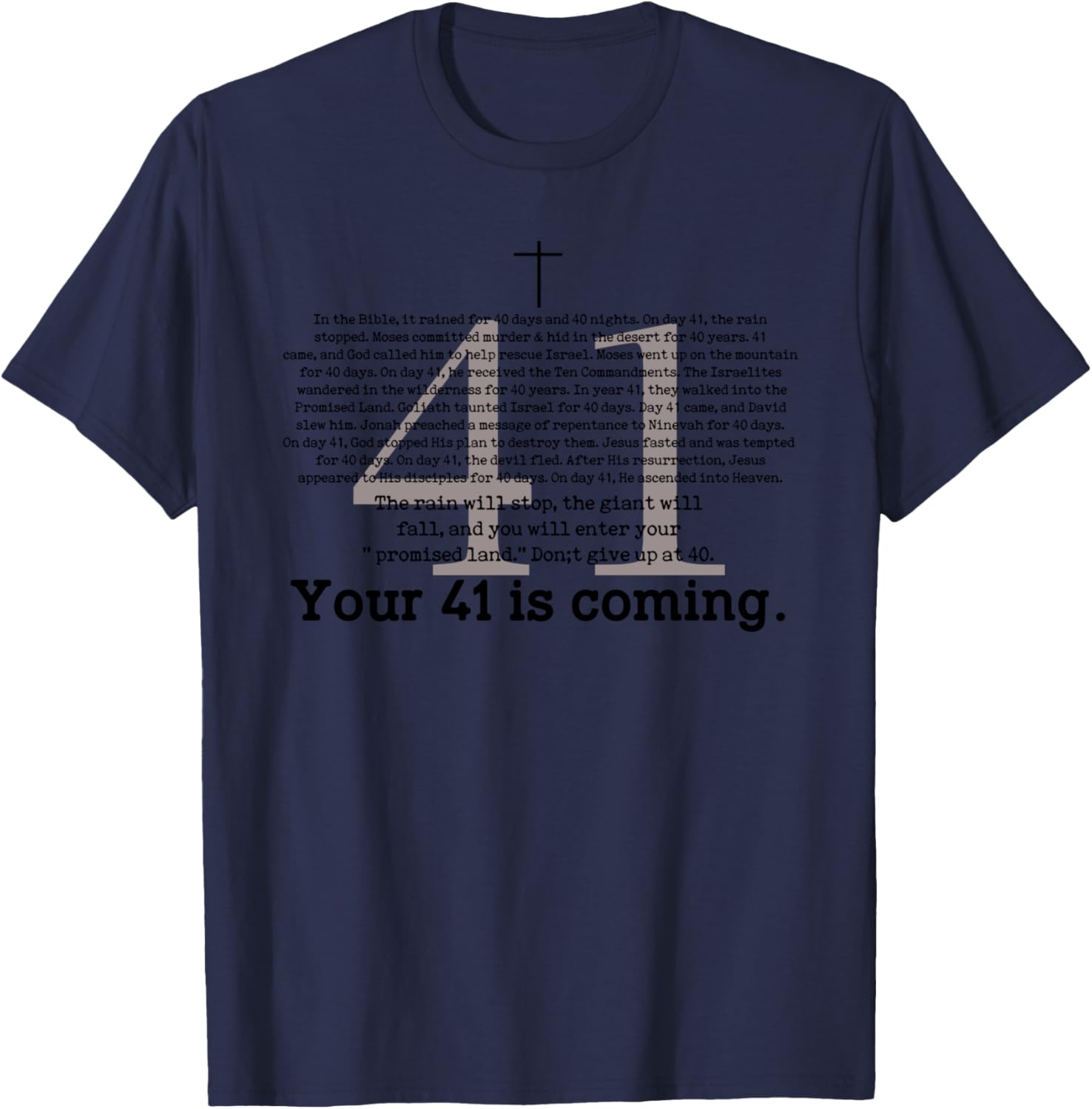 Your 41 is Coming Women T-Shirt - T-Shirt | Navy