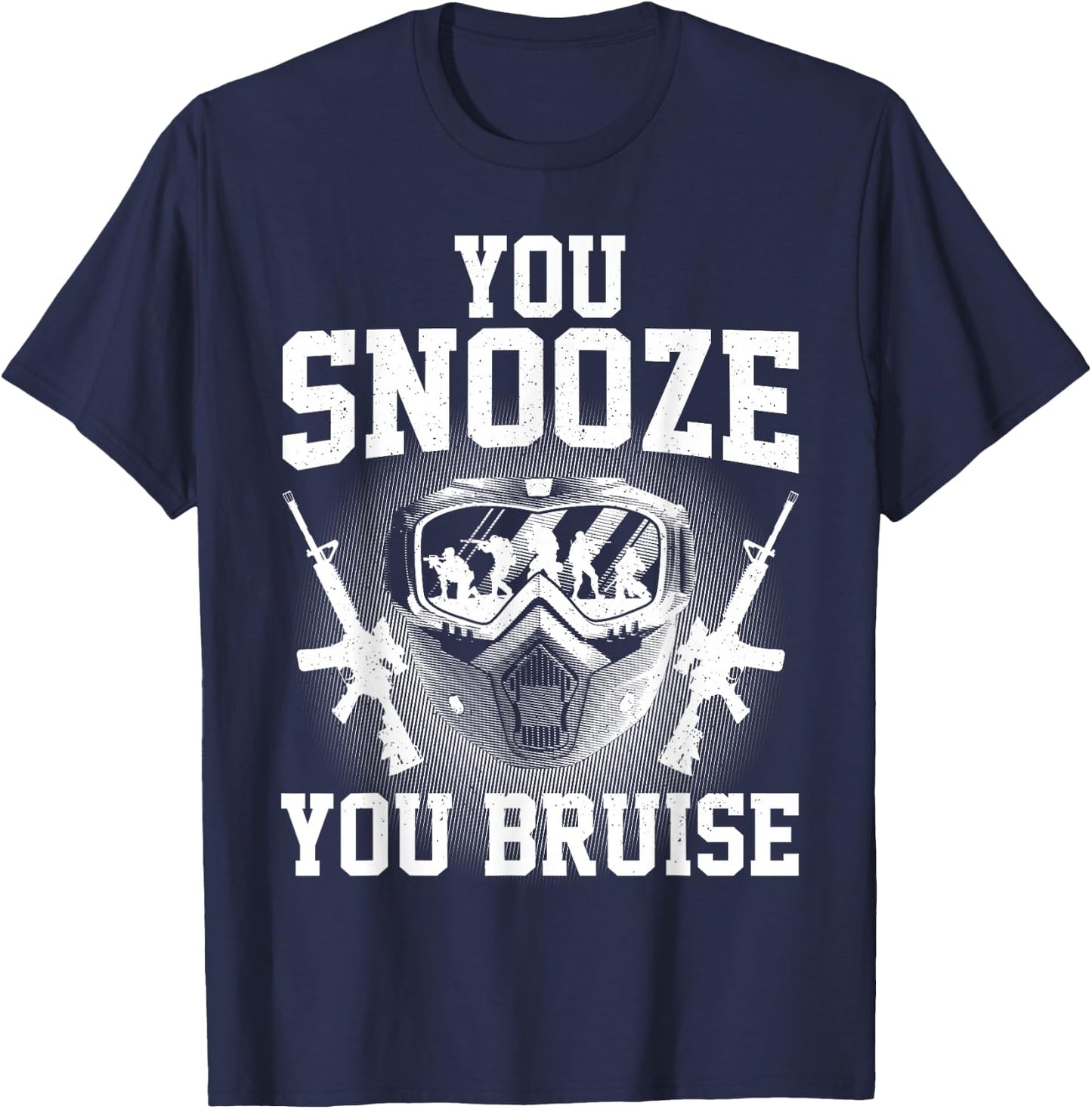 Funny Airsoft Art Women Airsoft Player Airsoft Gear T-Shirt - T-Shirt | Navy