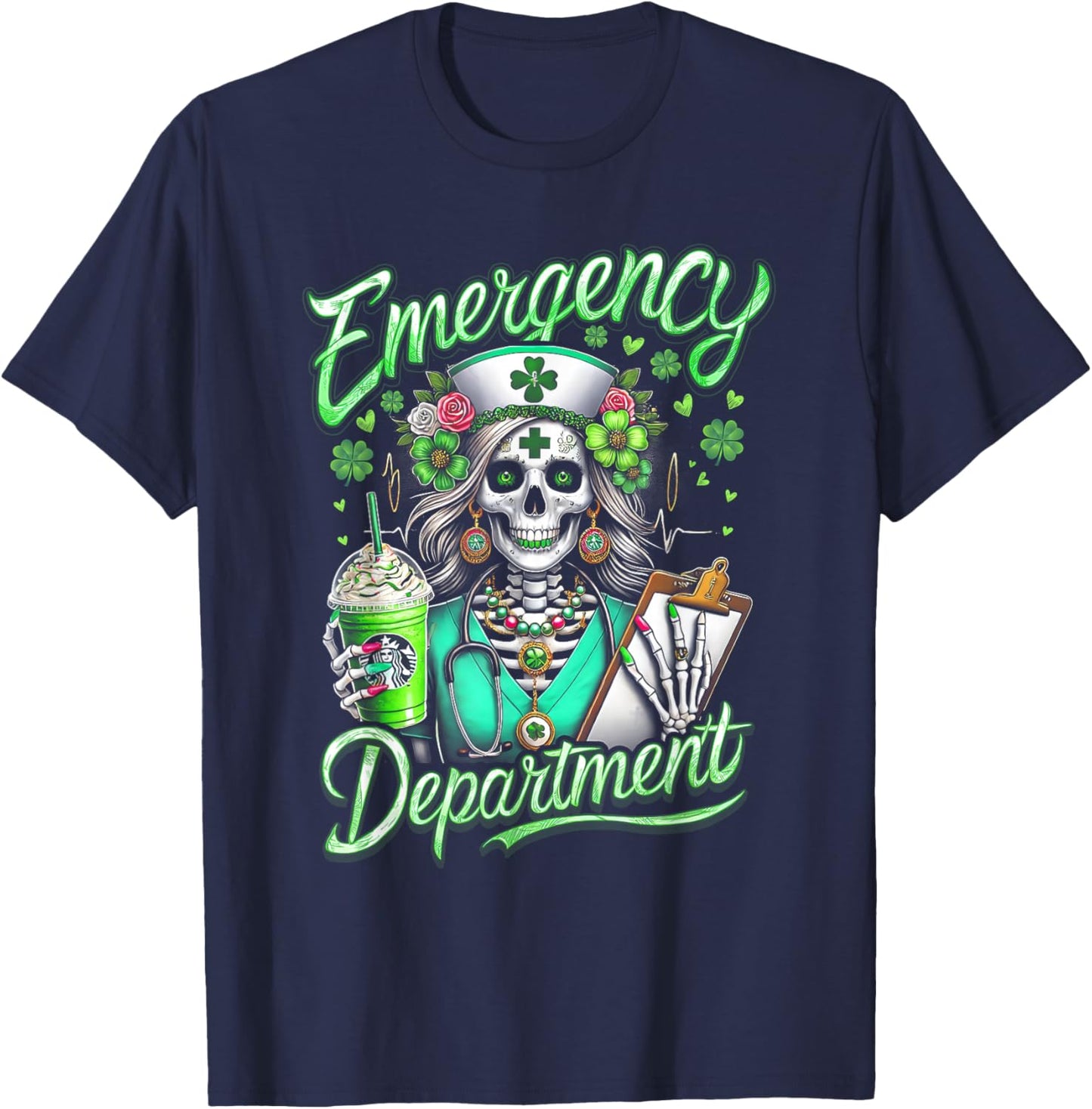 St Patricks Day T-Shirt - T-Shirt | Navy