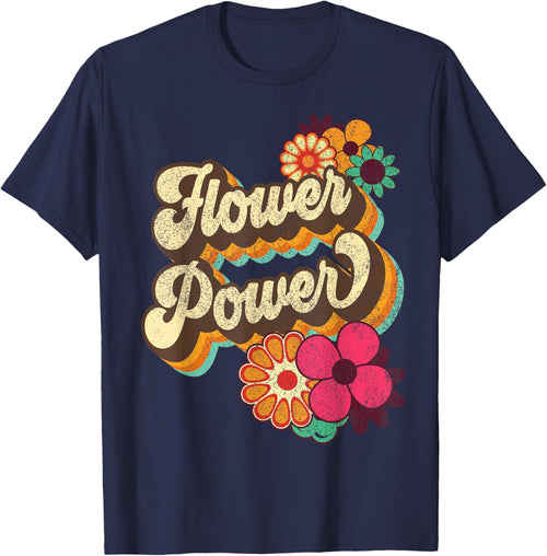 Flower Power 60s 70s Hippie Retro Groovy Positive Vibes