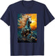 Horse Equestrian Riding - Van Gogh Style - Starry Night T-Shirt - T-Shirt | Navy