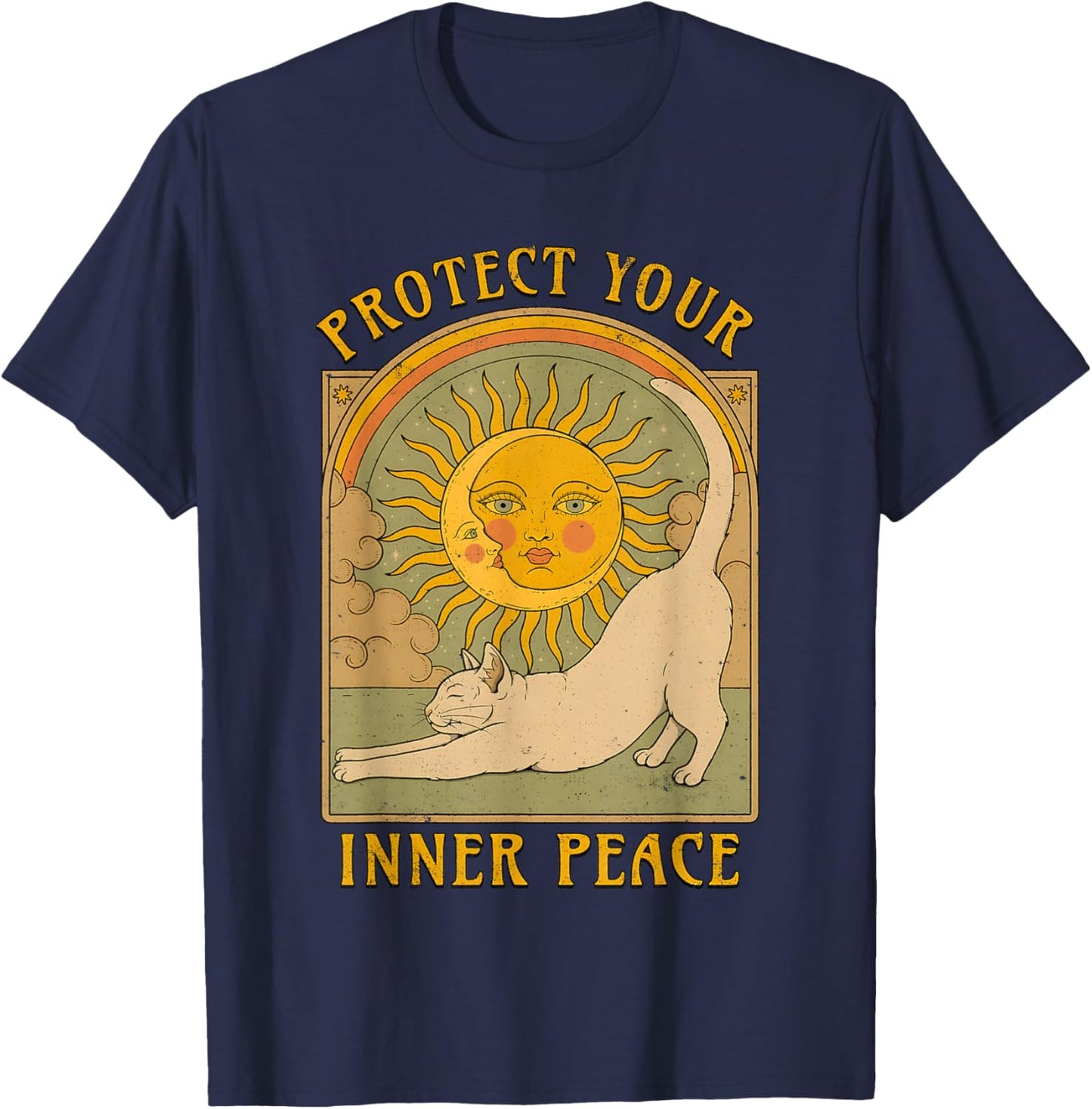 Protect Your Inner Peace T-Shirt - T-Shirt | Navy