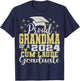 Proud Grandma of 2024 Cum Laude Graduate Class of 2024 T-Shirt - T-Shirt | Navy