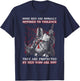 Knight Templar Men Opposed To Violence They Are Protected By T-Shirt - T-Shirt | Navy