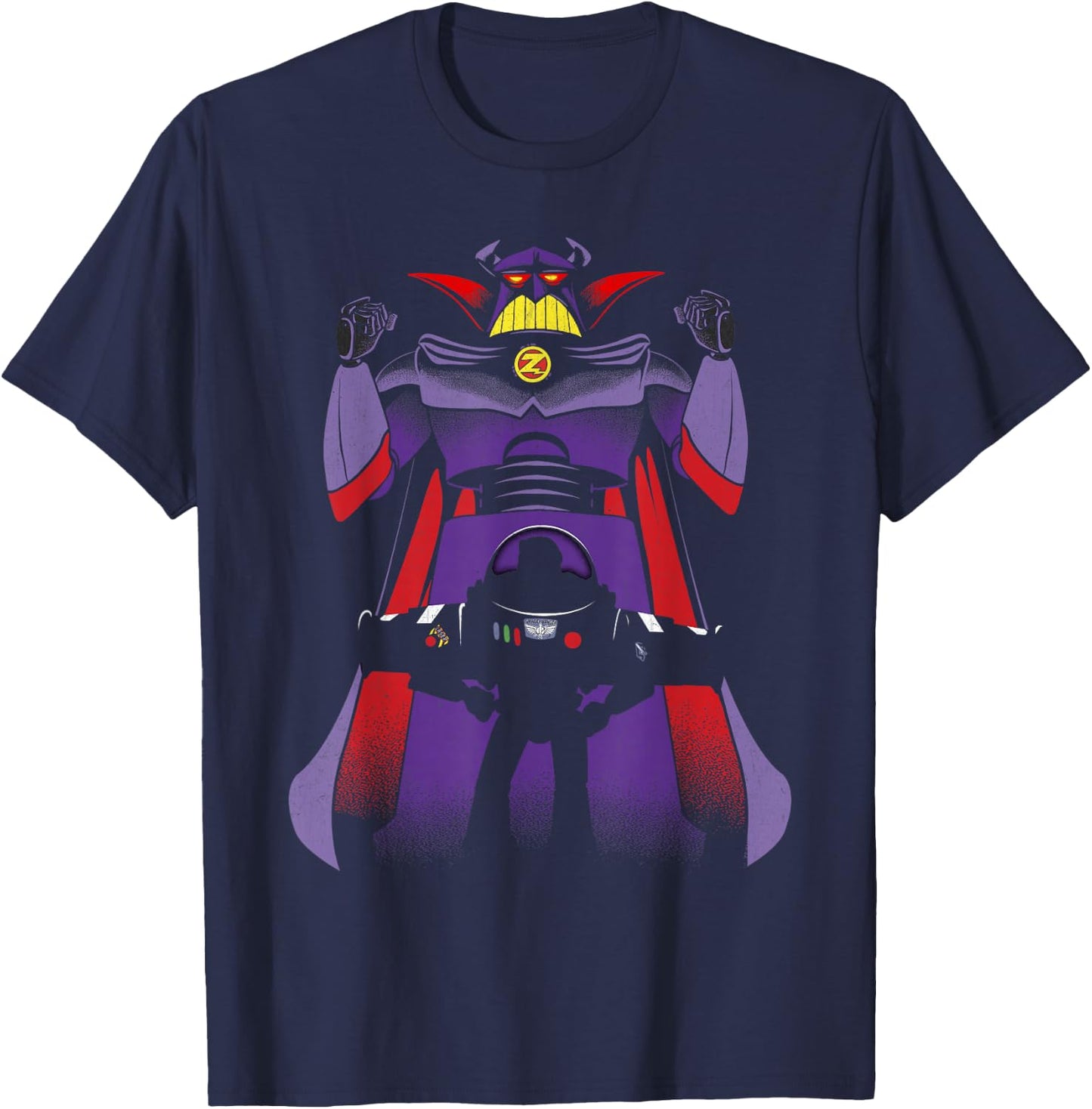 Disney Pixar Toy Story Zurg Behind Buzz Lightyear T-Shirt - T-Shirt | Navy