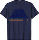 Star Wars '77 Retro Stripe Logo T-Shirt - T-Shirt | Navy