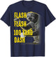 Disney Zootopia Flash Flash 100 Yard Dash Portrait T-Shirt - T-Shirt | Navy