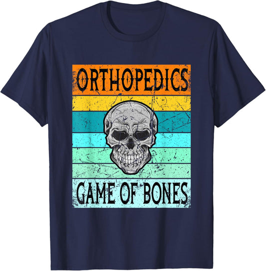 Orthopedic Surgeon Shirt Orthopedist Doctor Game Of Bones T-Shirt - T-Shirt | Navy