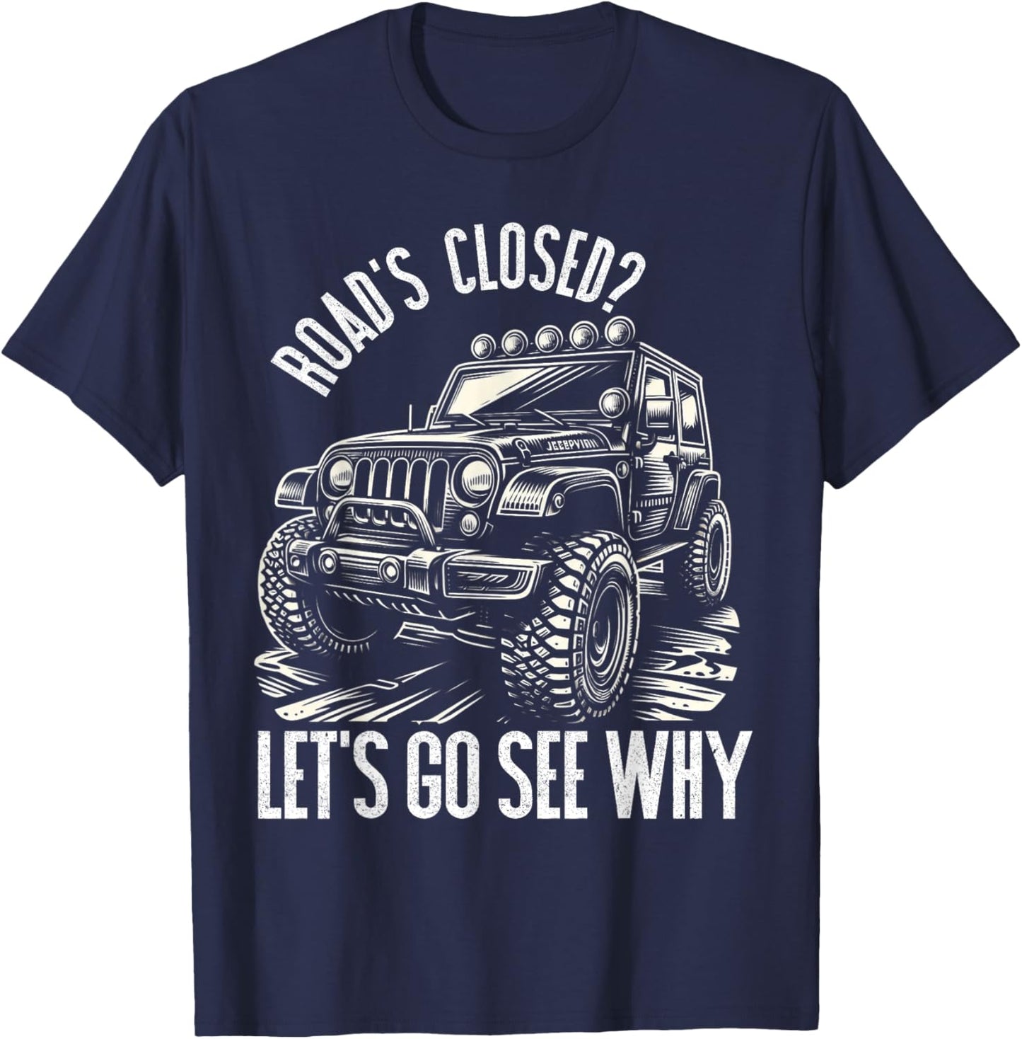 Offroad Racing Dad SxS 4X4 Off-Roading SUV UTV Car Lovers T-Shirt - T-Shirt | Navy