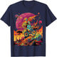 Bicycle Day Hofmann Trip | Psychedelic Comic Style Hippie T-Shirt - T-Shirt | Navy