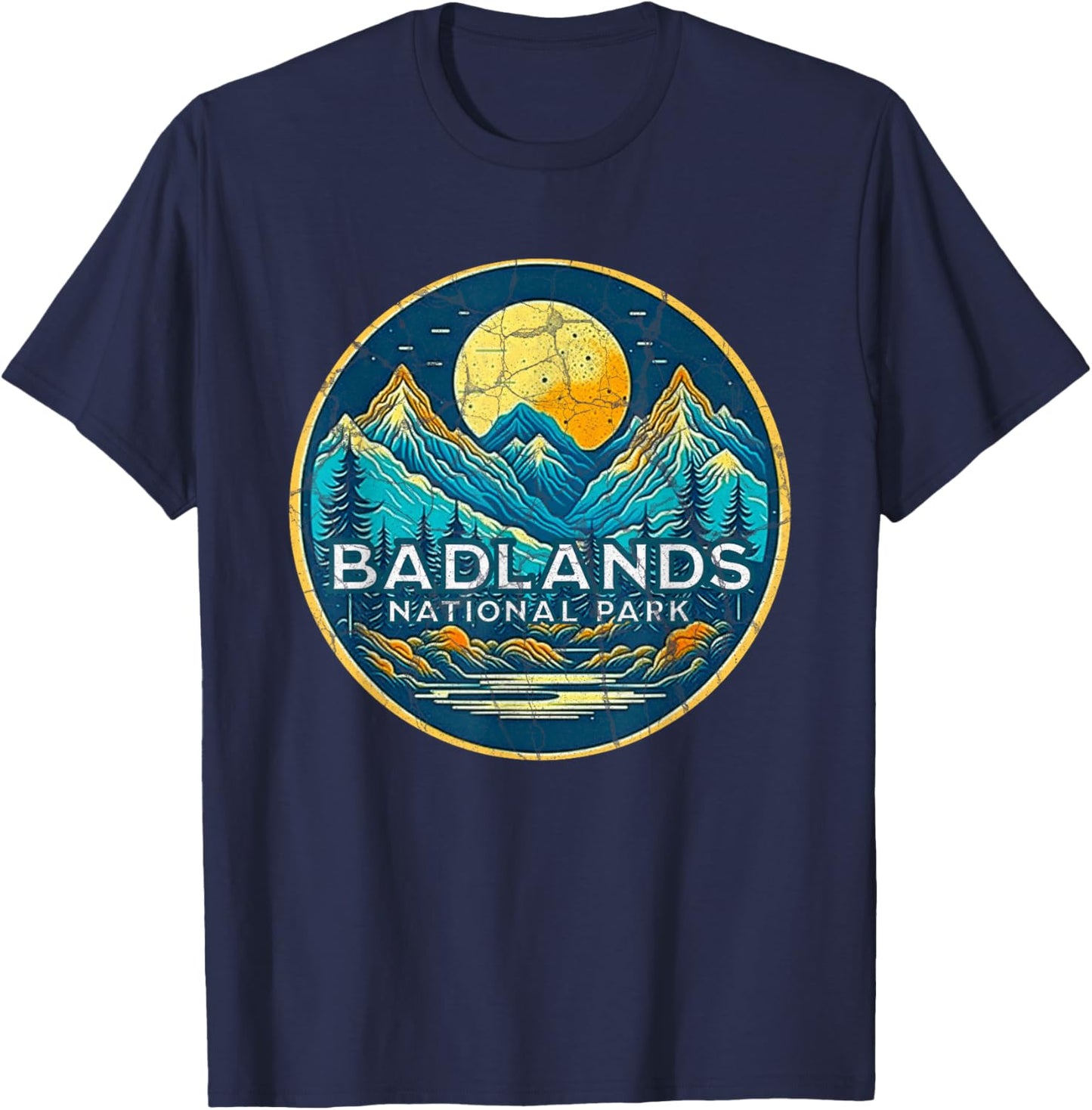 Badlands National Park T-Shirt - T-Shirt | Navy