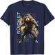 Marvel Avengers Endgame Rocket Action Pose Small T-Shirt - T-Shirt | Navy