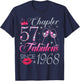 Chapter 57 Fabulous Since 1968 57Th Birthday Gift T-Shirt - T-Shirt | Navy