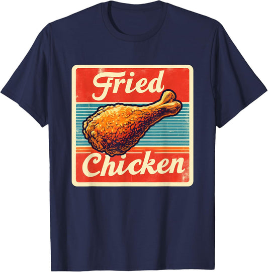 Vintage Fried Chicken T-Shirt - T-Shirt | Navy