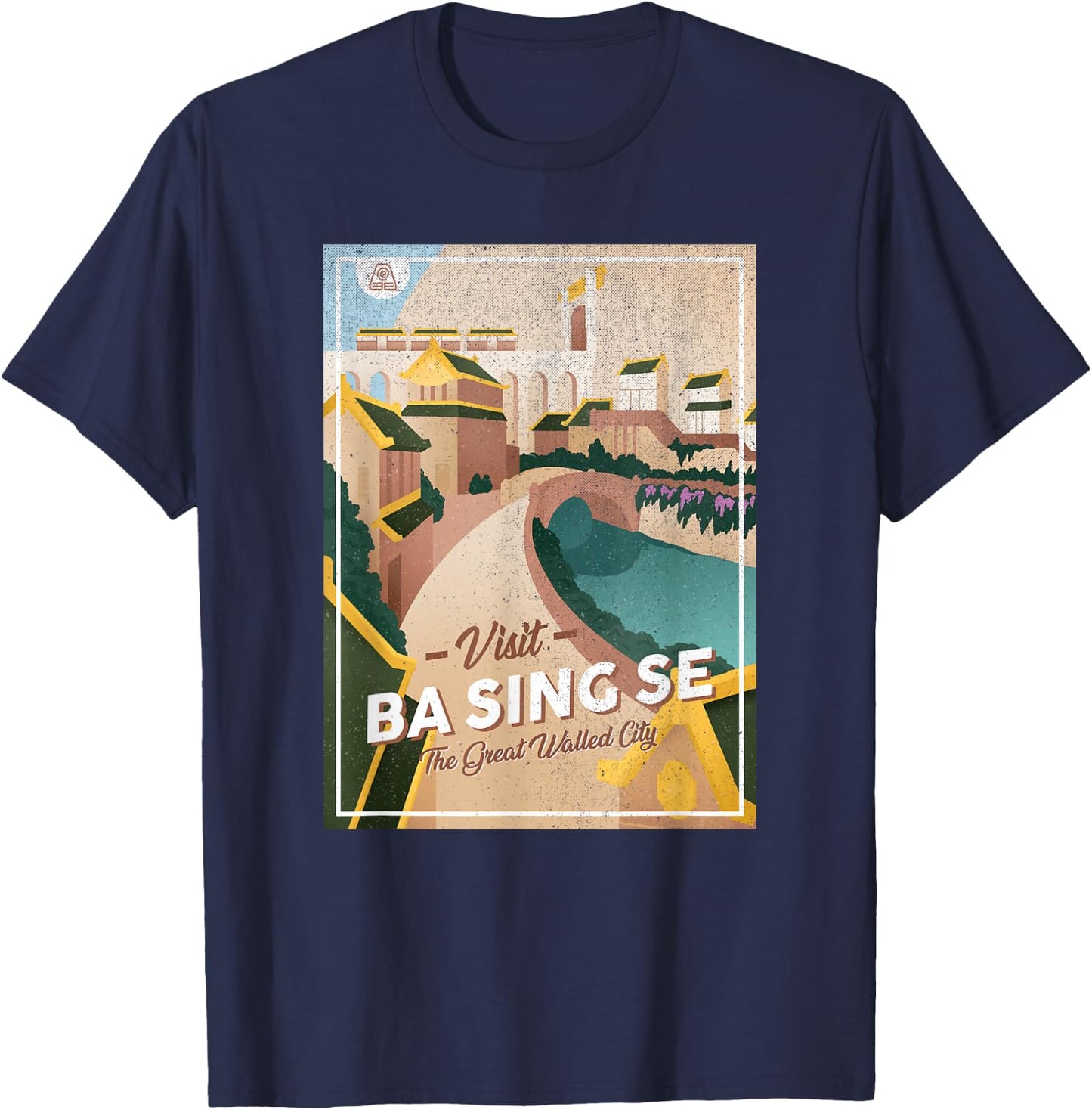 Nickelodeon Avatar: The Last Airbender Ba Sing Se T-Shirt - T-Shirt | Navy