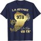 The Magnificent French Guiana 973 Country In Gold Creole , Black, S T-Shirt - T-Shirt | Navy