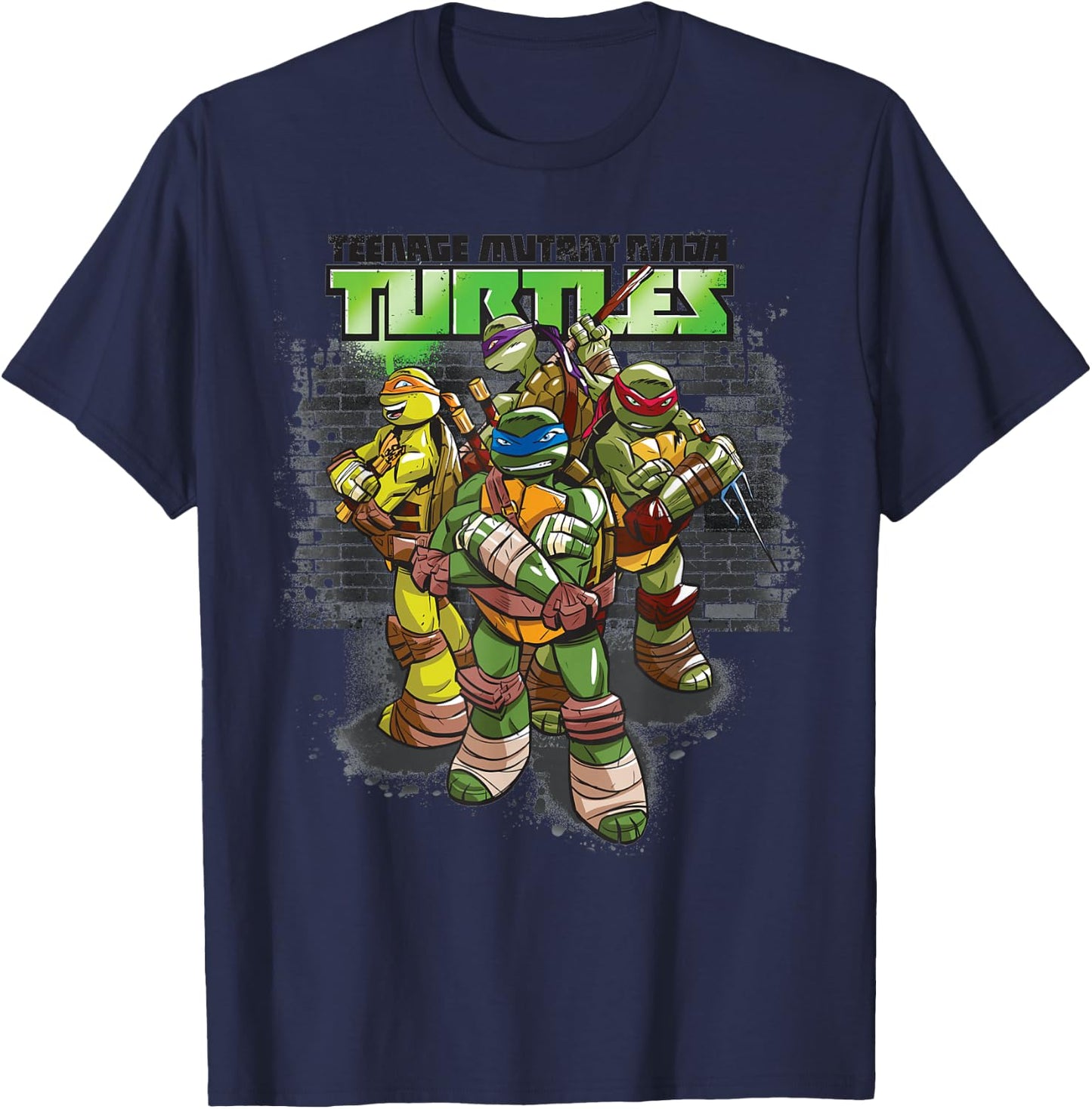 TMNT Turtle Stance T-Shirt - T-Shirt | Navy