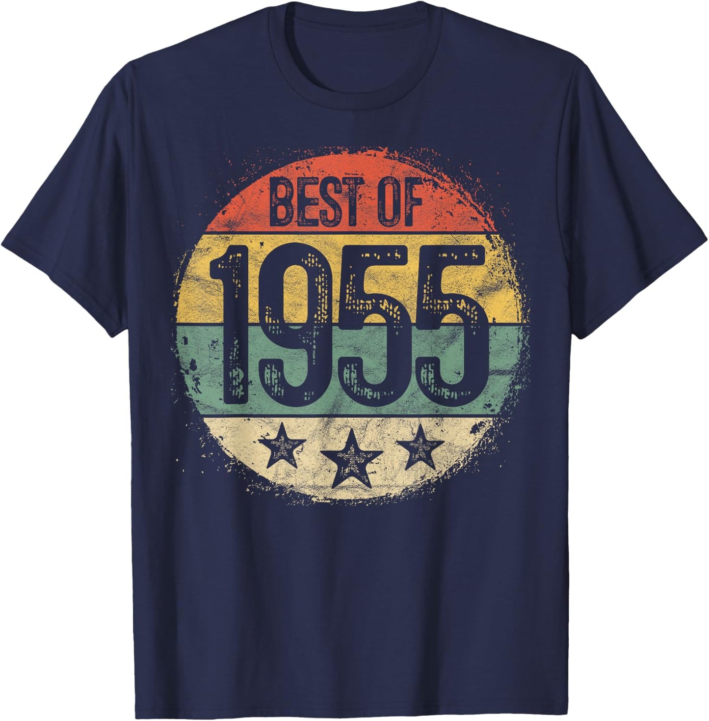 Best Of 1955 70th Birthday Gifts Women 70 Year Old T-Shirt - T-Shirt | Navy