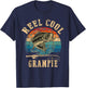 Vintage Reel Cool Grampie Fish Fishing Shirt Father's Day T-Shirt - T-Shirt | Navy