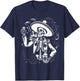 Mexico Vintage Skeleton Tequila Dia De Los Muertos Mexican T-Shirt - T-Shirt | Navy