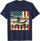 C-172 Skyhawk Vintage C172 Airplane Retro US Flag T-Shirt - T-Shirt | Navy