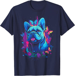 French Bulldog Mom Dog Lover French Bulldog Owner Women T-Shirt - T-Shirt | Navy
