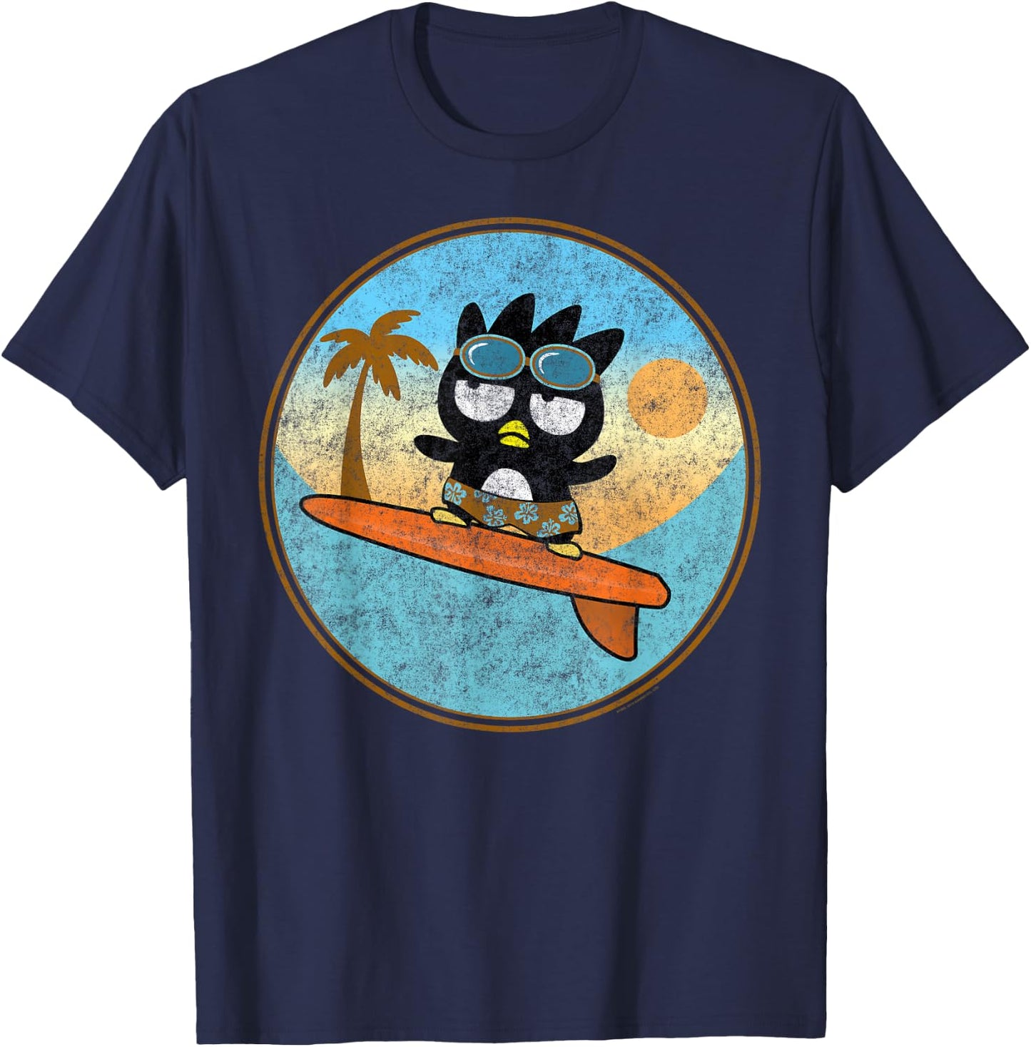 Badtz-Maru Surfing T-Shirt - T-Shirt | Navy