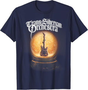 Trans-Siberian Orchestra Guitar Globe T-Shirt - T-Shirt | Navy