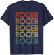 Roger Retro Vintage T-Shirt - T-Shirt | Navy