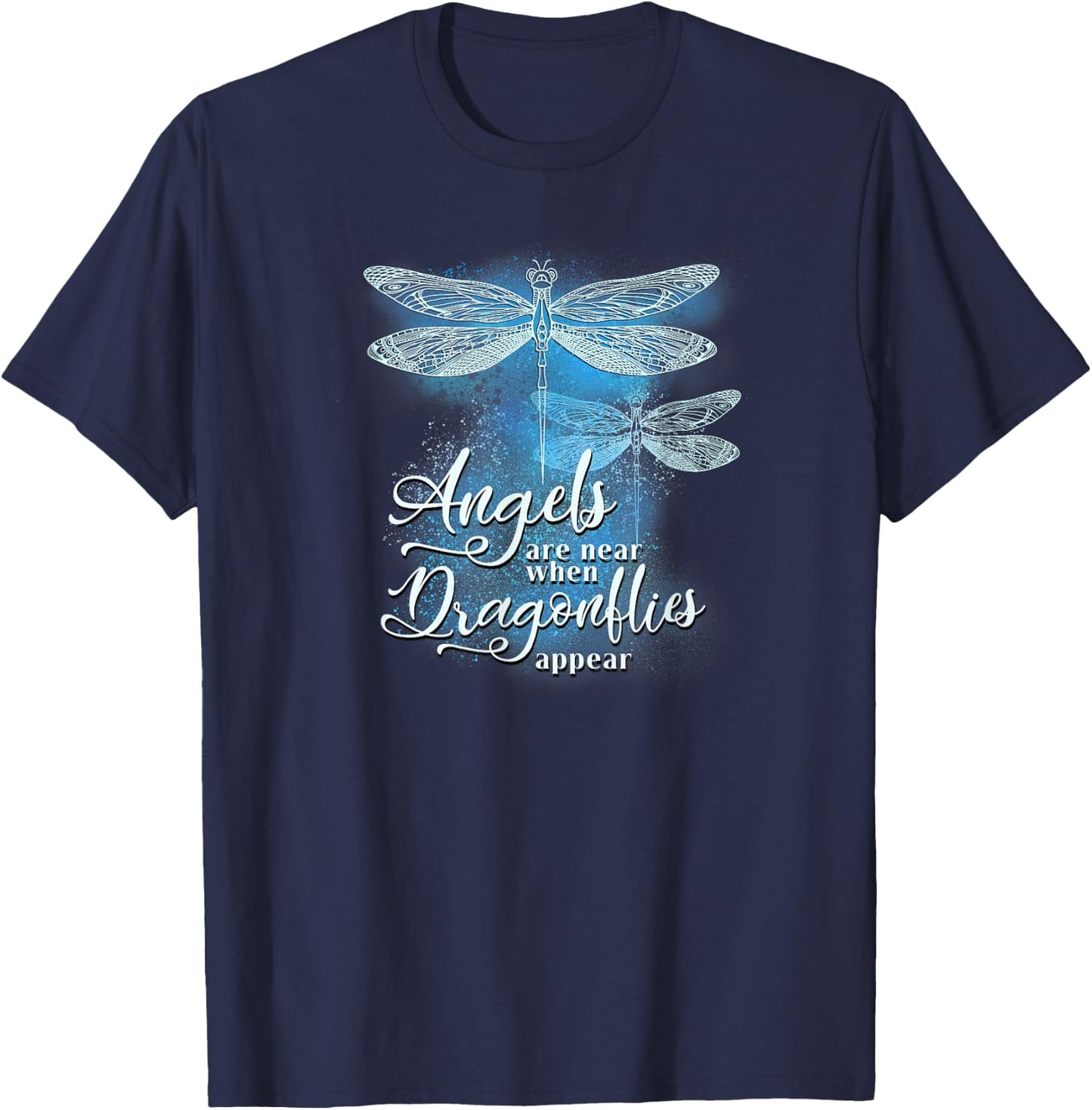 Dragonfly Gifts Dragonflies Clothes Hippie Gift Wings T-Shirt - T-Shirt | Navy
