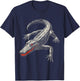 Crocodile Animal Graphic Artwork Crocodile T-Shirt - T-Shirt | Navy