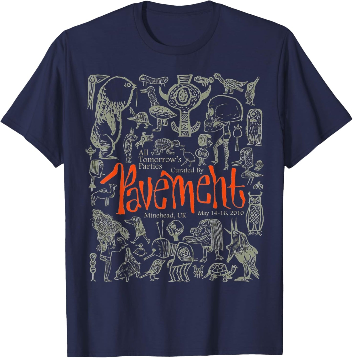 Cut Your Hair Pavement T-Shirt - T-Shirt | Navy