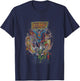 Kids DC Comics Justice League Group Shot Distressed Poster T-Shirt - T-Shirt | Navy