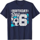 Soccer Birthday Party - 6 Year Old Boy - 6th Birthday T-Shirt - T-Shirt | Navy