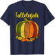 Fallelujah Fall Pumpkin Retro Distressed Autumn Halloween T-Shirt - T-Shirt | Navy