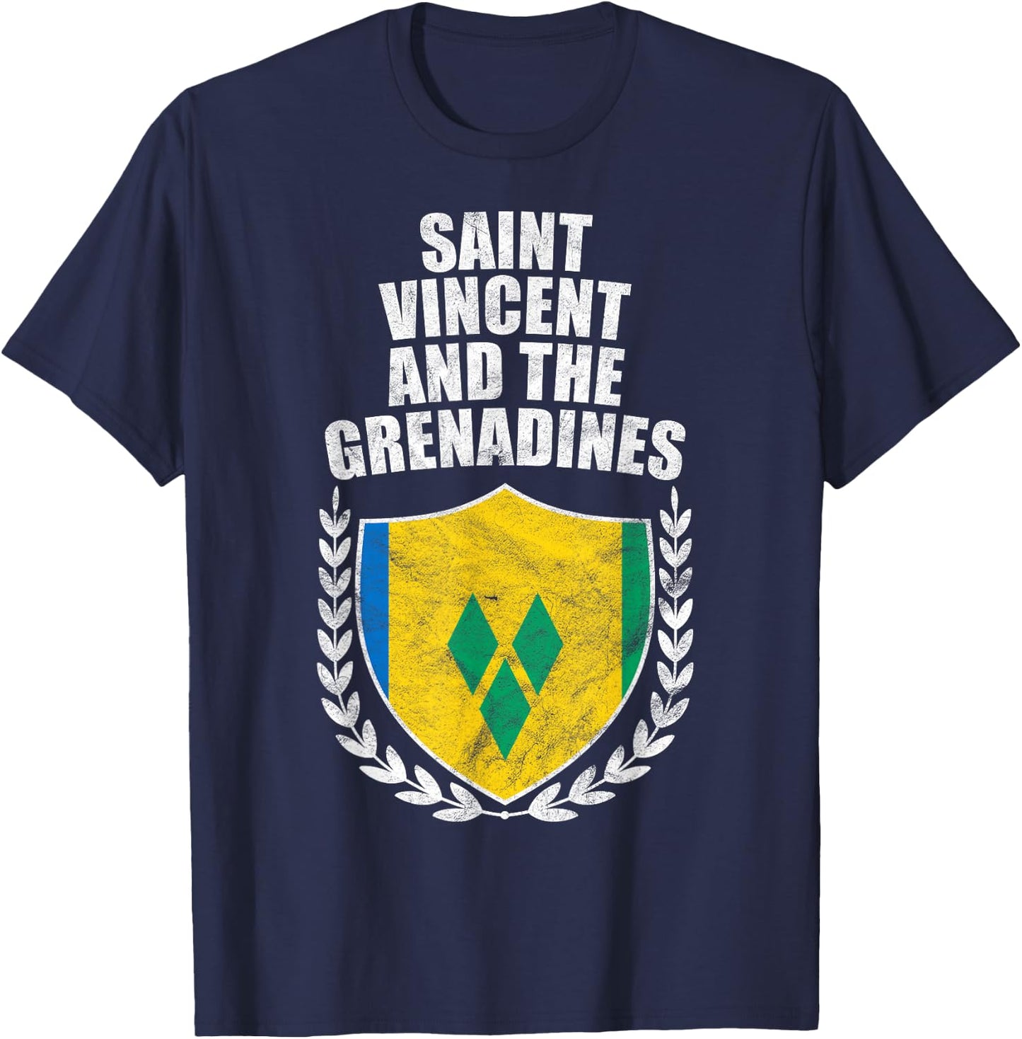 Saint Vincent and the Grenadines T-Shirt - T-Shirt | Navy
