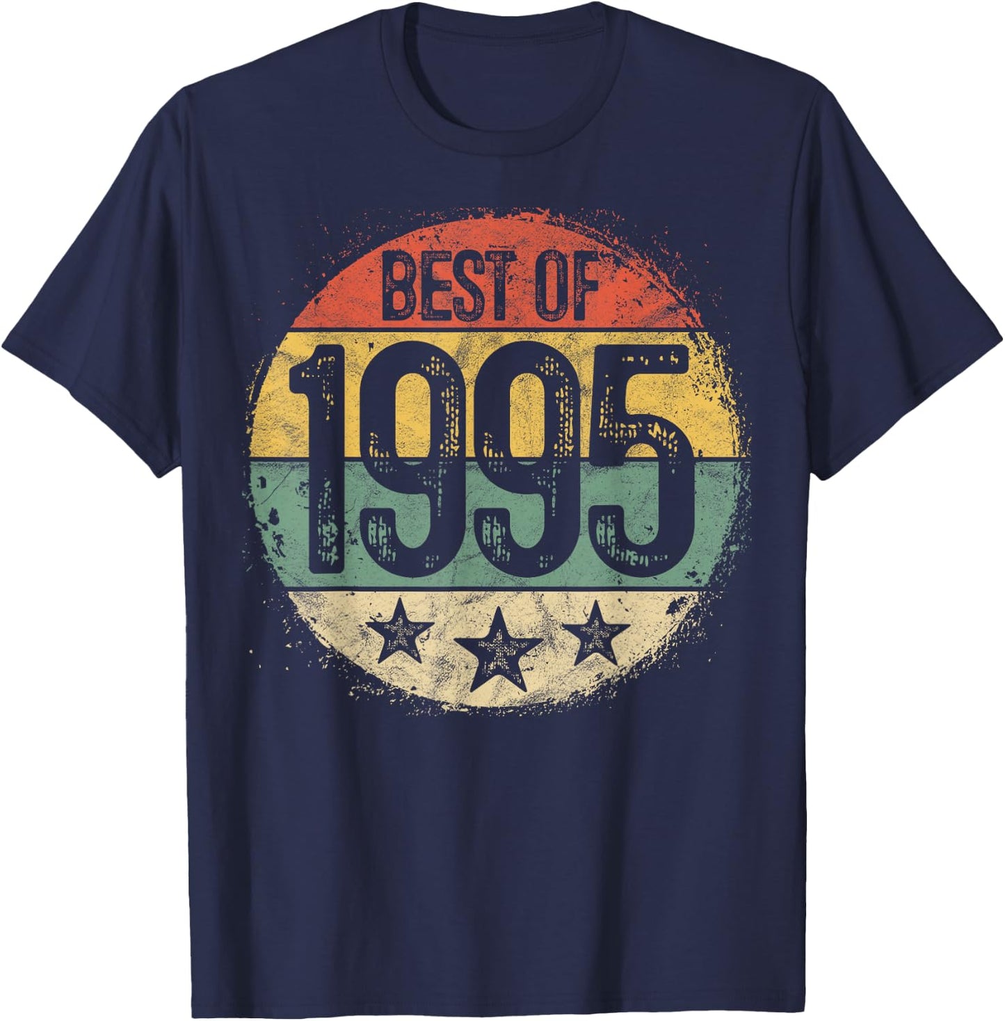 Best of 1995 30th Birthday Gifts Women 30 Year Old T-Shirt - T-Shirt | Navy