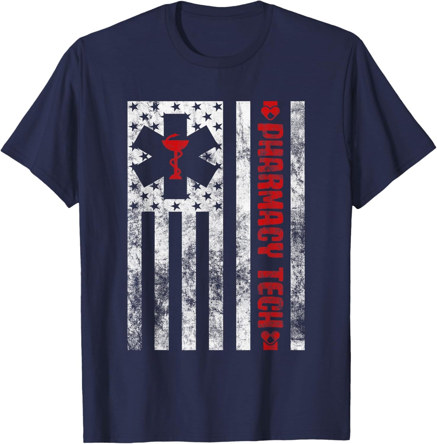 Pharmacy Technician Pharmacist CPhT Certified Pharm Tech T-Shirt - T-Shirt | Navy