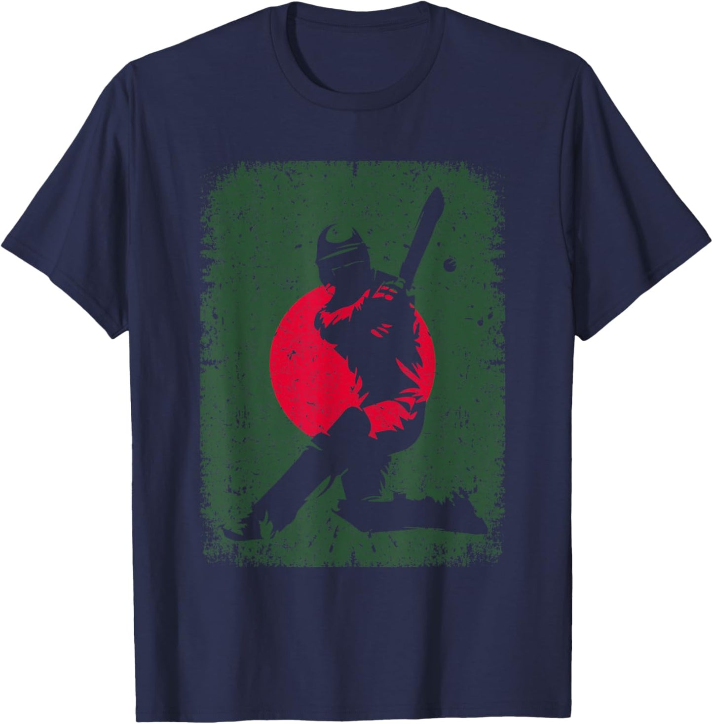 Bangladesh Flag Cricket Player Jersey Bangladeshi Sports T-Shirt - T-Shirt | Navy
