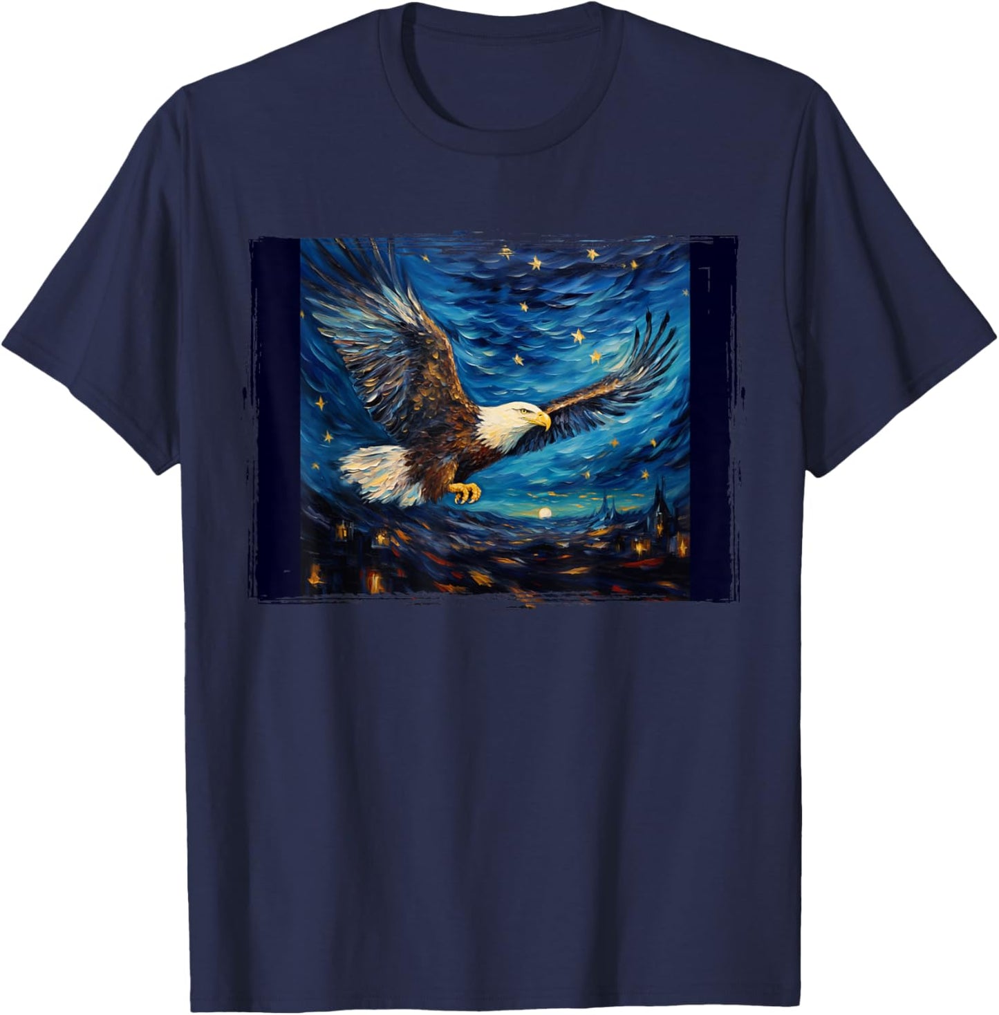 American Bald Eagle T-Shirt - T-Shirt | Navy