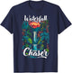 Waterfall chaser, funny, nature, traveling and outdoors T-Shirt - T-Shirt | Navy
