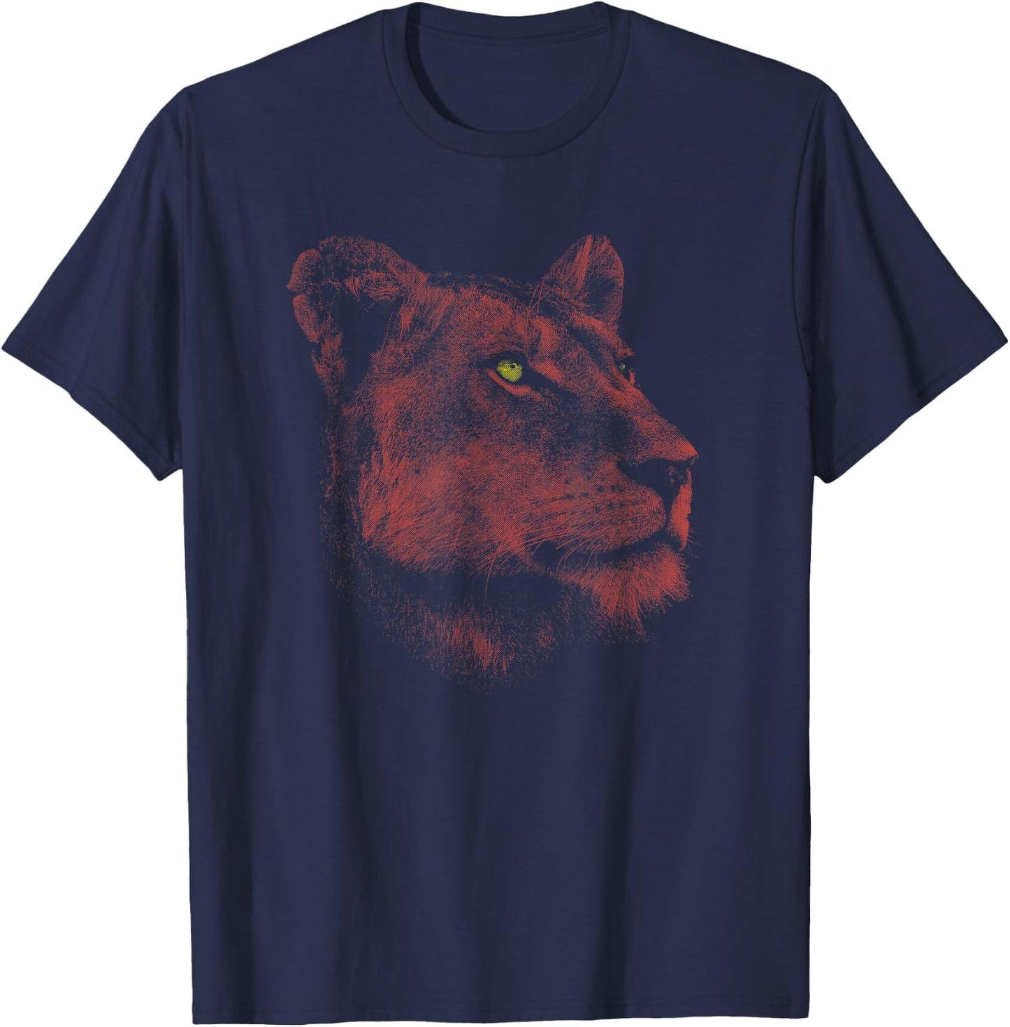 Lioness women | Female Lion T-Shirt - T-Shirt | Navy