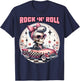 Rock N Roll 50s Sock Hop Dance Doo Wop Rockabilly 1950s Art T-Shirt - T-Shirt | Navy